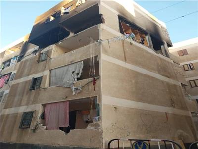 انفجار اسطوانة بوتاجاز بعقار غرب الإسكندرية