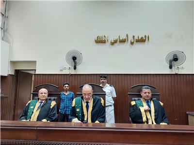 هيئة المحكمة  برئاسة المستشار عبدالشافي عثمان