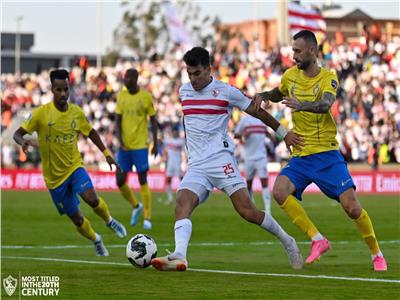 مباراة الزمالك والنصر السعودي في البطولة العربية