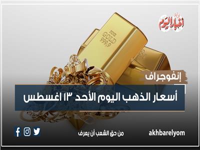 إنفوجراف| بعد ارتفاع الجرام 215 جنيها .. ننشر أسعار الذهب اليوم الأحد 13 اغسطس