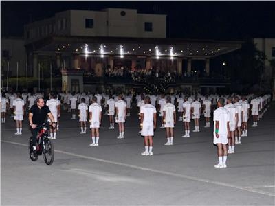 الرئيس عبد الفتاح السيسي خلال تفقده الأكاديمية العسكرية