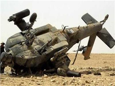 سقوط طائرة هليكوبتر عسكرية في لبنان