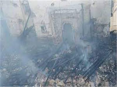 حريق مسجد هلال البيه الأثري