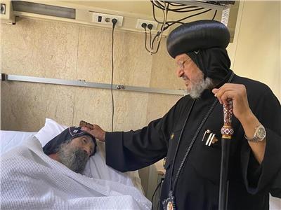 الأنبا مرقس يزور اسقف حلوان والمعصرة   