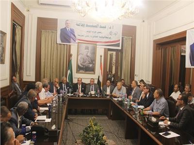 قيادات حزب الوفد خلال الاجتماع