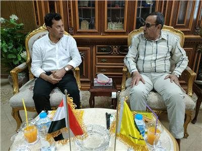 محافظ شمال سيناء يستقبل وزير الشباب والرياضة  