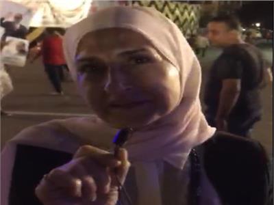  سيدة لبنانية في احتفالات المواطنين بميدان الجلاء بالدقي