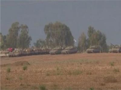 انتشار الدبابات الإسرائيلية