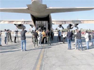 طائرة المساعدات الأردنية لغزة