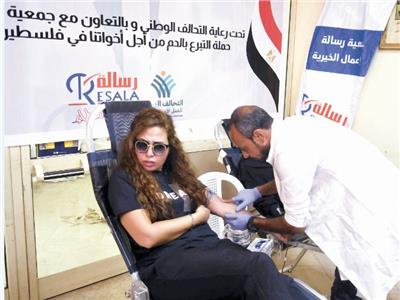 ملحمة وطنية دعماً لأهالى غزة| حملة موسعة للتبرع بالدم ومساعدات غذائية وعلاجية