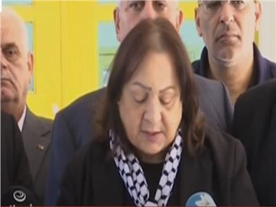 مي الكيلة وزيرة الصحة الفلسطينية