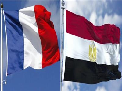 علم مصر وفرنسا