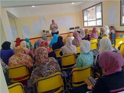 دورات التدريبية لتمكين سيدات قرى مبادرة حياة كريمة