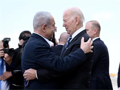 الرئيس الأمريكي بايدن ورئيس الوزراء الاسرائيلي نتانياهو