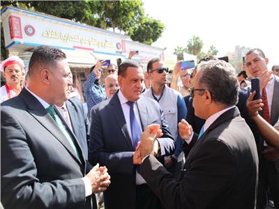 اللواء هشام آمنة وزير التنمية المحلية والدكتور أيمن مختار محافظ الدقهلية