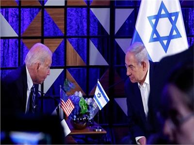 رئيس الوزراء الإسرائيلي بنيامين نتنياهو والرئيس الأمريكي جو بايدن 