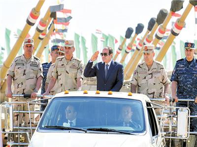القوات المسلحة درع التنمية .. الرئيس عبدالفتاح السيسى