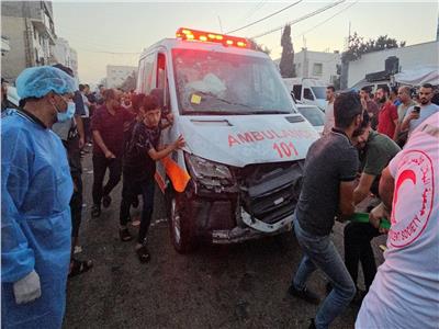الاحتلال الإسرائيلي قصف المستشفيات وسيارات الإسعاف والمدنيين بغزة