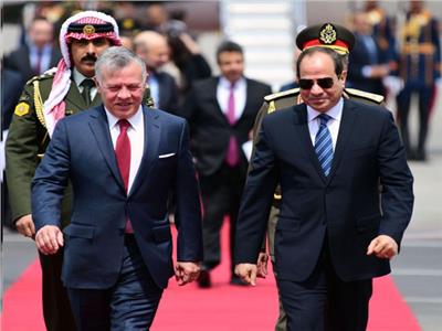 الرئيس عبدالفتاح السيسي والملك عبدالله الثاني