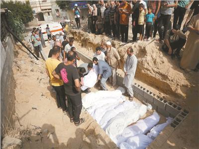مزيد من جثامين الشهداء فى غزة