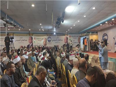 مؤتمر حاشد لدعم الرئيس السيسي برأس غارب