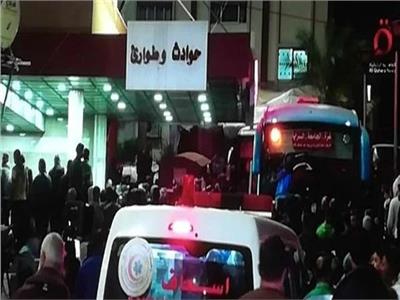نقل مصابي قصف الاحتلال إلى مستشفى ناصر بخان يونس