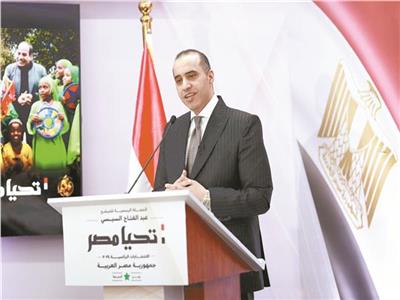 المستشار محمود فوزى، رئيس حملة المرشح الرئاسى عبدالفتاح السيسى