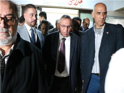 المرشح الرئاسي عبدالسند يمامة خلال جولته التفقدية