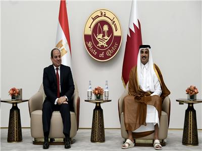الرئيس السيسي وأمير دولة قطر