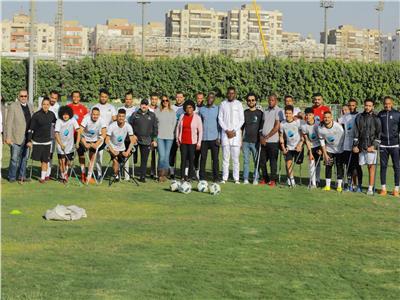 معسكر منتخب مصر لكرة القدم للساق الواحدة