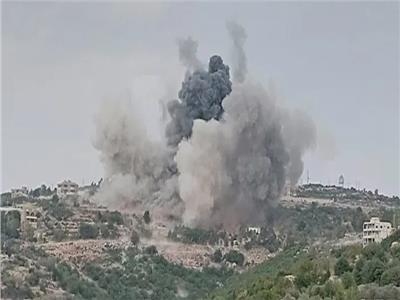  قصف إسرائيلي مكثف على بلدة عيطرون جنوب لبنان