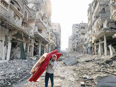 تشريد المواطنين في غزة بعد قصف منازلهم