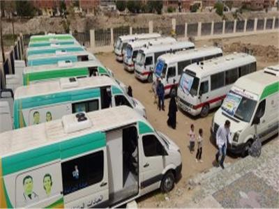 قافلة طبية مجانية بوحدة بنجر 6 بمنطقه برج العرب