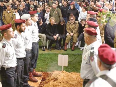 جنازة أحد قتلى جنود الاحتلال