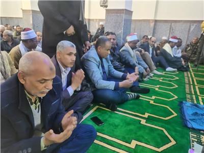 المستشار مصطفى ألهم يفتتح مسجد خاتم المرسلين بطيبة