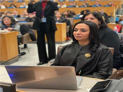 د. مايا مرسي فى فعاليات الدورة ٦٨ للجنة وضع المرأة بالأمم المتحدة csw68