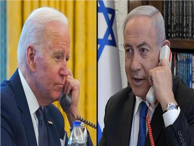 رئيس حكومة الاحتلال الإسرائيلي بنيامين نتنياهو والرئيس الأمريكي جو بايدن