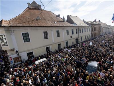 تظاهرة مناهضة للحكومة في زغرب مع اقتراب الانتخابات التشريعية في كرواتيا