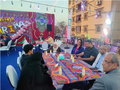 محافظ  القاهرة تحضر في مائدة إفطار مؤسسة حياة كريمة