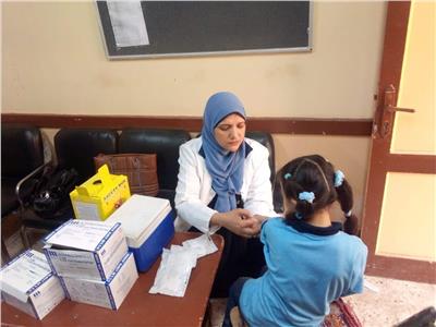 صحة المنيا: تطعيم 577 ألف طالب ضد الالتهاب السحائي بالتطعيم الثنائي