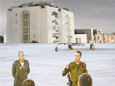 رئيس أركان الجيش الإسرائيلى هيرتسى هاليفى فى قاعدة نيفاتيم