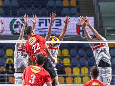 مباراة سابقة بين الأهلي والزمالك للطائرة