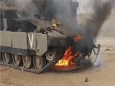 استهداف دبابة إسرائيلية من طراز«ميركافا 4»