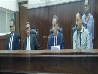 هيئة المحكمة برئاسة المستشار عادل علي سليم