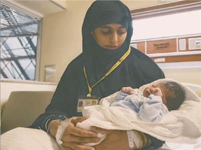 مولودها بمستشفى «الولادة والأطفال» بمدينة مكة المكرمة