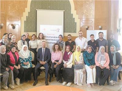 جانب من إحدى الدورات التدريبية لمقدمى الخدمات الصحية