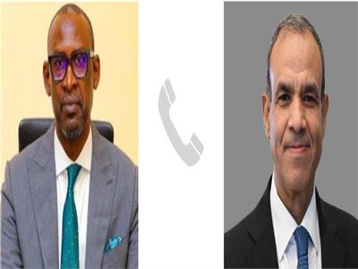 بدر عبد العاطي وزير الخارجية والهجرة ونظيره المالي عبد الله ديوب