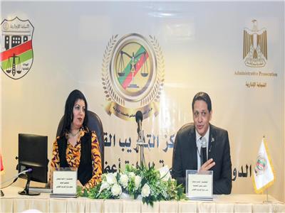  المستشار أيمن نبيل  والمستشارة داليا مجدي عبد الغني