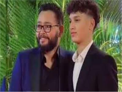 الفنان أحمد رزق ونجله