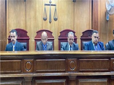 هيئة المحكمة برئاسة المستشار مدني دياب مهران